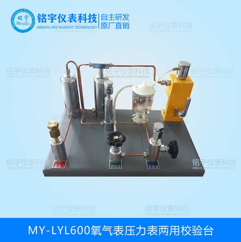 MY-LYL600氧氣表壓力表兩用校驗臺